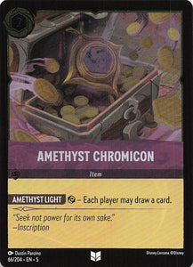 Disney Lorcana: Shimmering Skies Foil EN: #66 Amethyst Chromicon