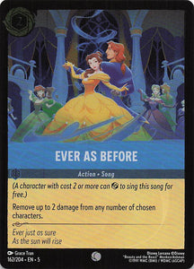 Disney Lorcana: Shimmering Skies Foil EN: #162 Ever As Before