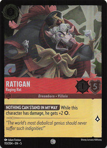 Disney Lorcana: Shimmering Skies Foil EN: #113 Ratigan