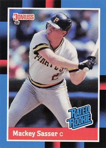 1988 Donruss Mackey Sasser #28 RC
