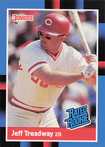 1988 Donruss Jeff Treadway #29 RC