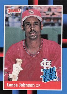 1988 Donruss Lance Johnson #31 RC