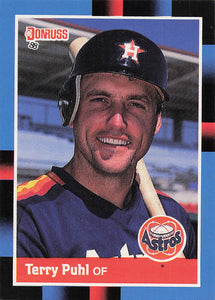 1988 Donruss Terry Puhl #533