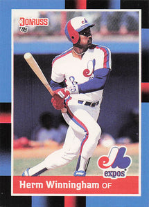 1988 Donruss Herm Winningham #581