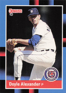 1988 Donruss Doyle Alexander #584