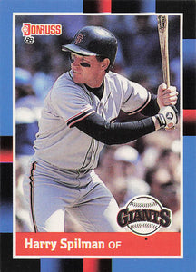 1988 Donruss Harry Spilman #607