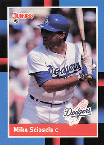 1988 Donruss Mike Scioscia #106