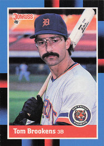 1988 Donruss Tom Brookens #107