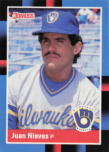 1988 Donruss Juan Nieves #126