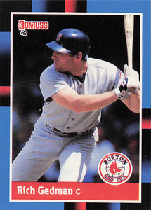 1988 Donruss Rich Gedman #129