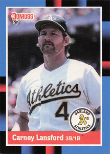 1988 Donruss Carney Lansford #178