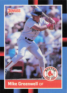 1988 Donruss Mike Greenwell #339