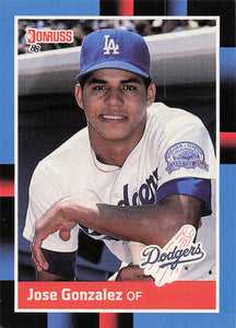1988 Donruss Jose Gonzalez #341