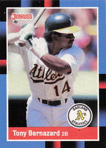 1988 Donruss Tony Bernazard #344