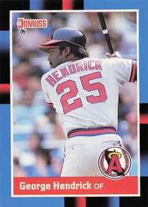 1988 Donruss George Hendrick #479
