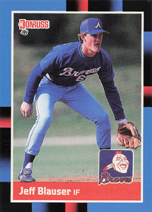 1988 Donruss Jeff Blauser #513 RC