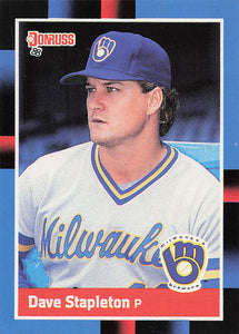 1988 Donruss Dave Stapleton #521 RC