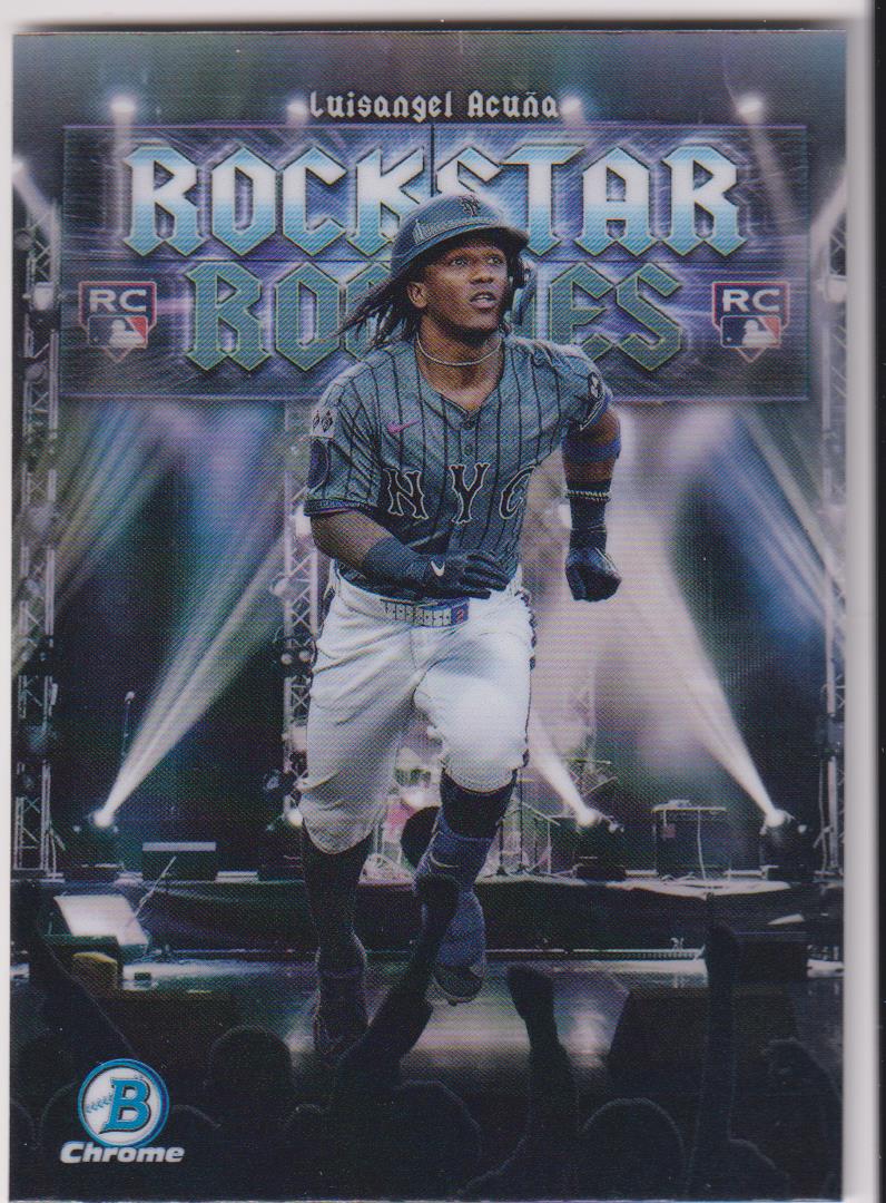 2025 Bowman Baseball Rockstar Rookies Luisangel Acuña #RR-18