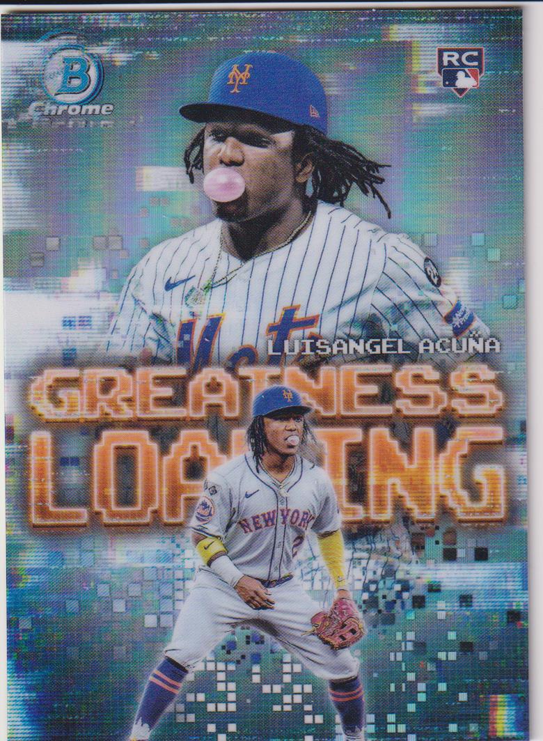 2025 Bowman Baseball Greatness Loading Luisangel Acuña #GL-11