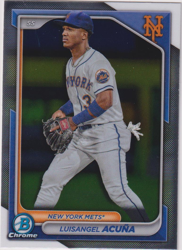 2024 Bowman Baseball Chrome Prospects Luisangel Acuña #BCP-40