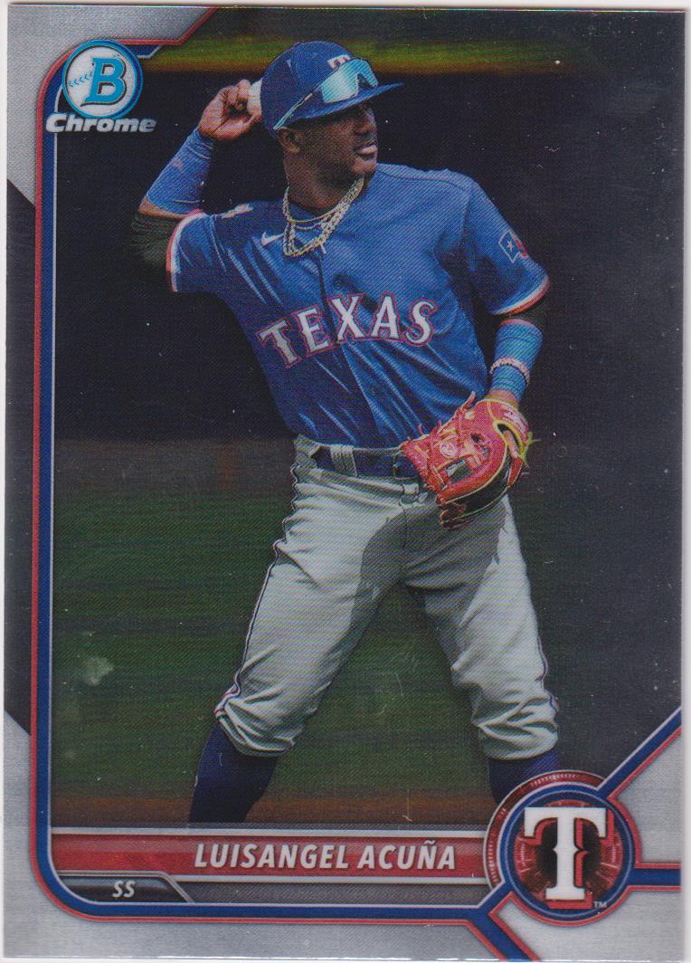 2022 Bowman Chrome Baseball Prospects Luisangel Acuña #BCP-232