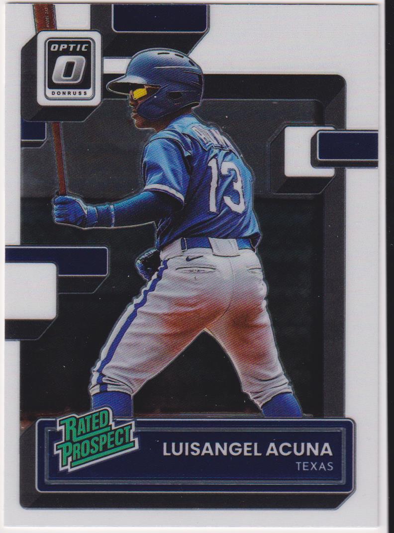 2022 Donruss Optic Baseball Rated Prospects Luisangel Acuna #RP-9