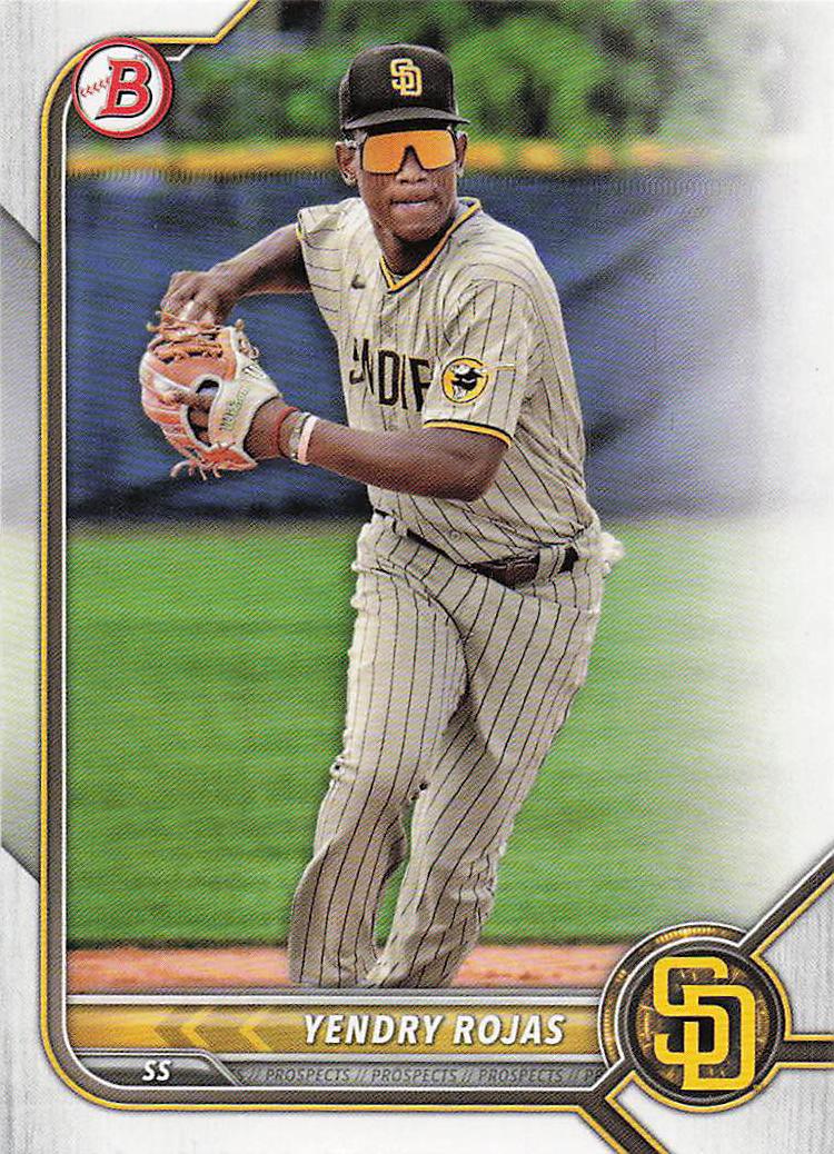 2022 Bowman Draft Baseball Yendry Rojas #BD-2