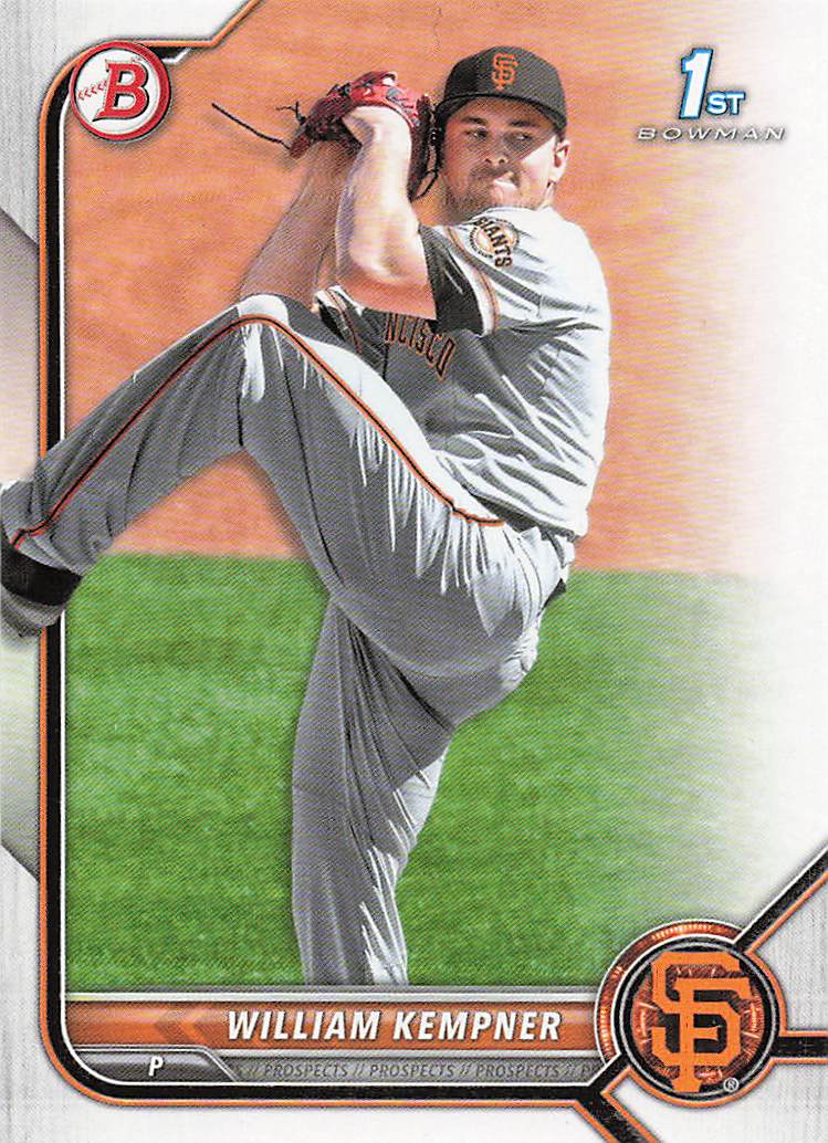 2022 Bowman Draft 1st Edition Baseball William Kempner #BD-3