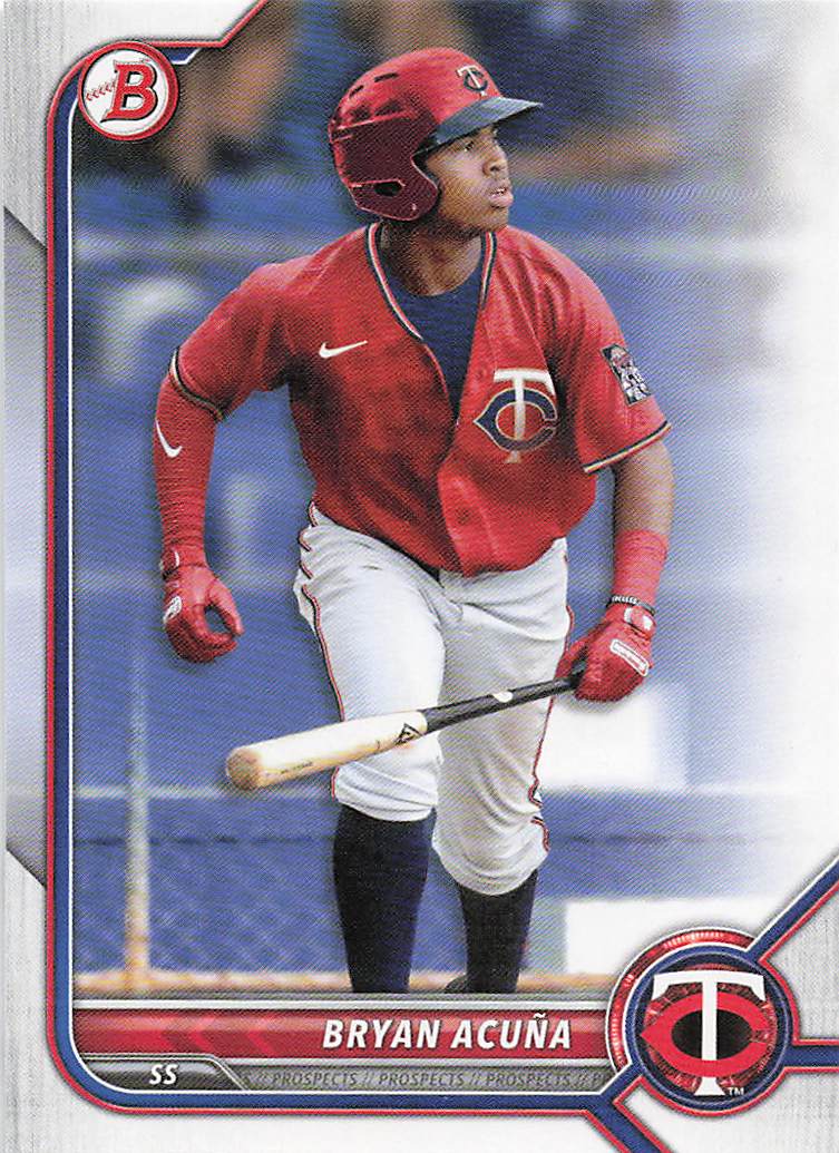 2022 Bowman Draft 1st Edition Baseball Bryan Acuña #BD-19