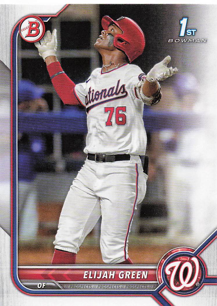 2022 Bowman Draft 1st Edition Baseball Elijah Green #BD-23