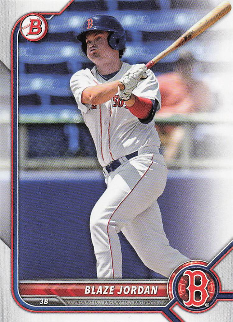 2022 Bowman Draft Baseball Blaze Jordan #BD-24