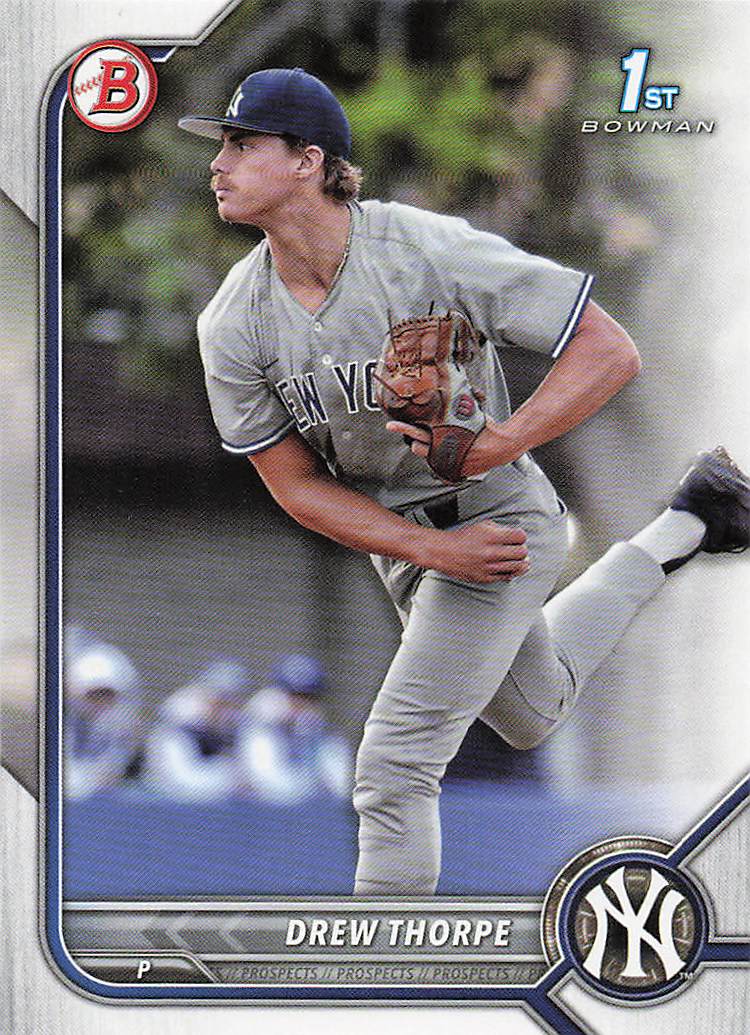 2022 Bowman Draft Baseball Drew Thorpe #BD-25