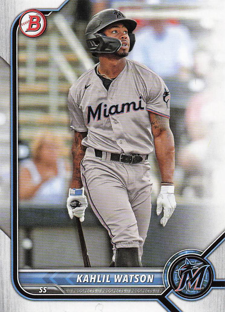2022 Bowman Draft Baseball Kahlil Watson #BD-35