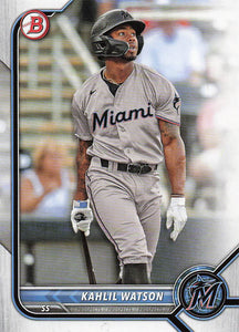 2022 Bowman Draft Baseball Kahlil Watson #BD-35