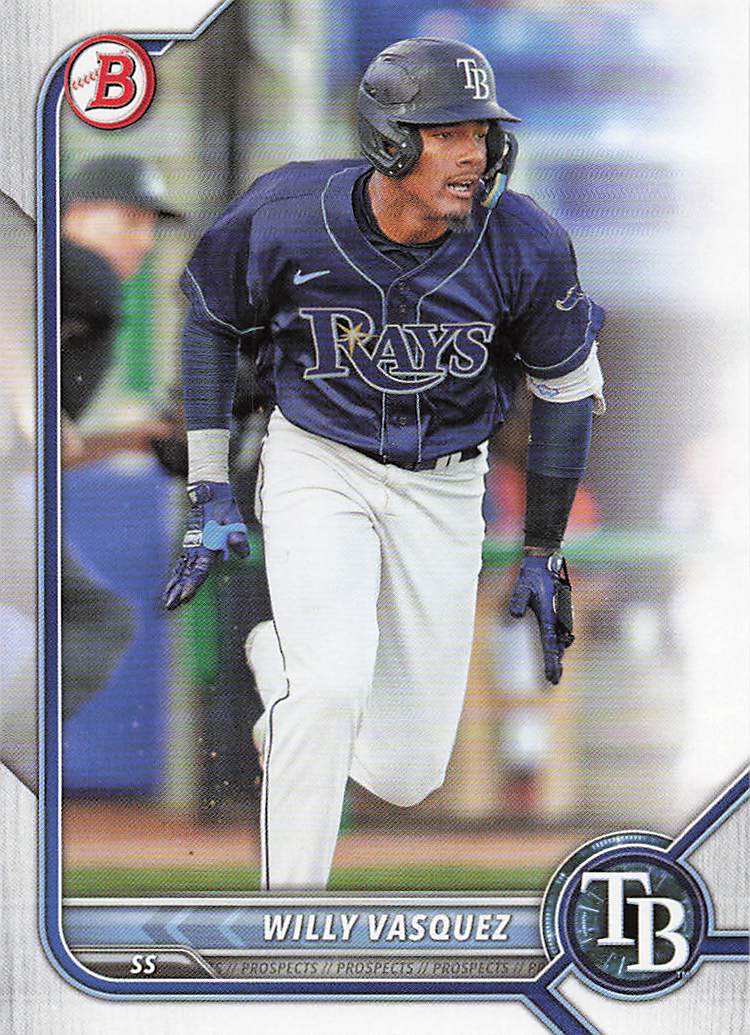 2022 Bowman Draft Baseball Willy Vasquez #BD-40