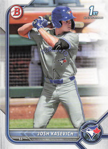 2022 Bowman Draft Baseball Josh Kasevich #BD-45