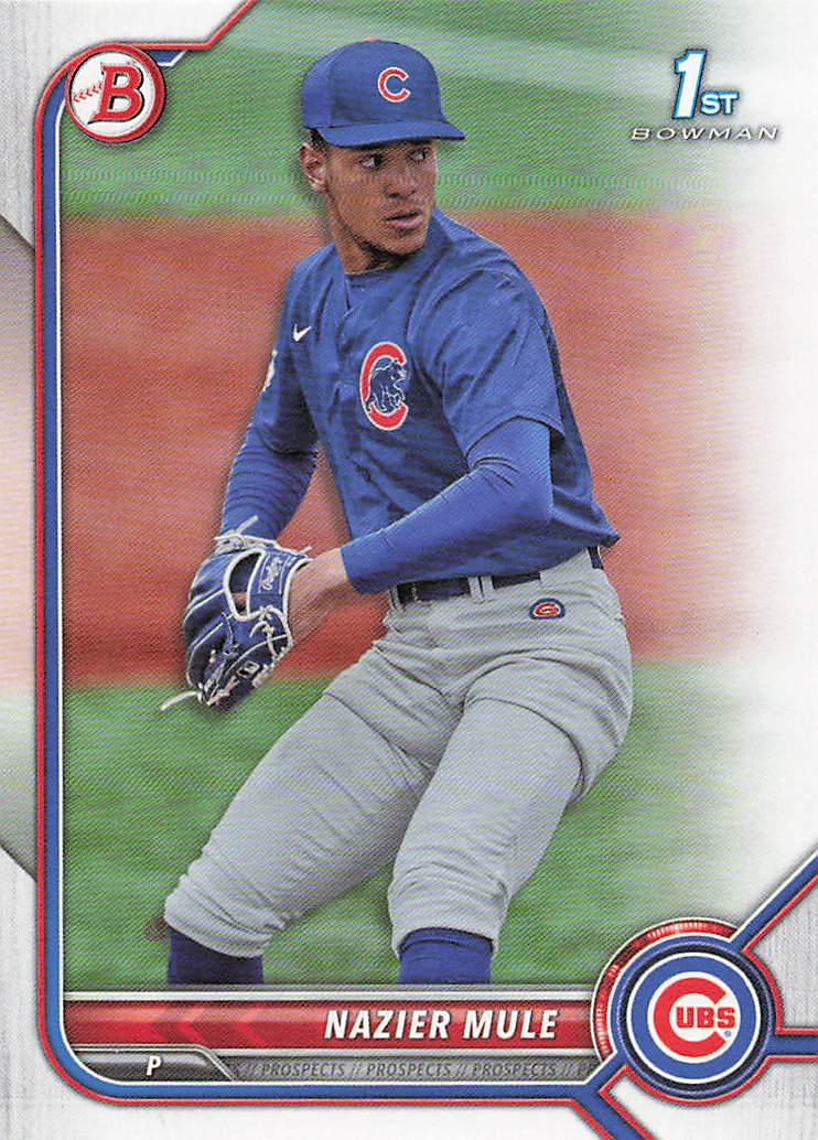 2022 Bowman Draft Baseball Nazier Mule #BD-77