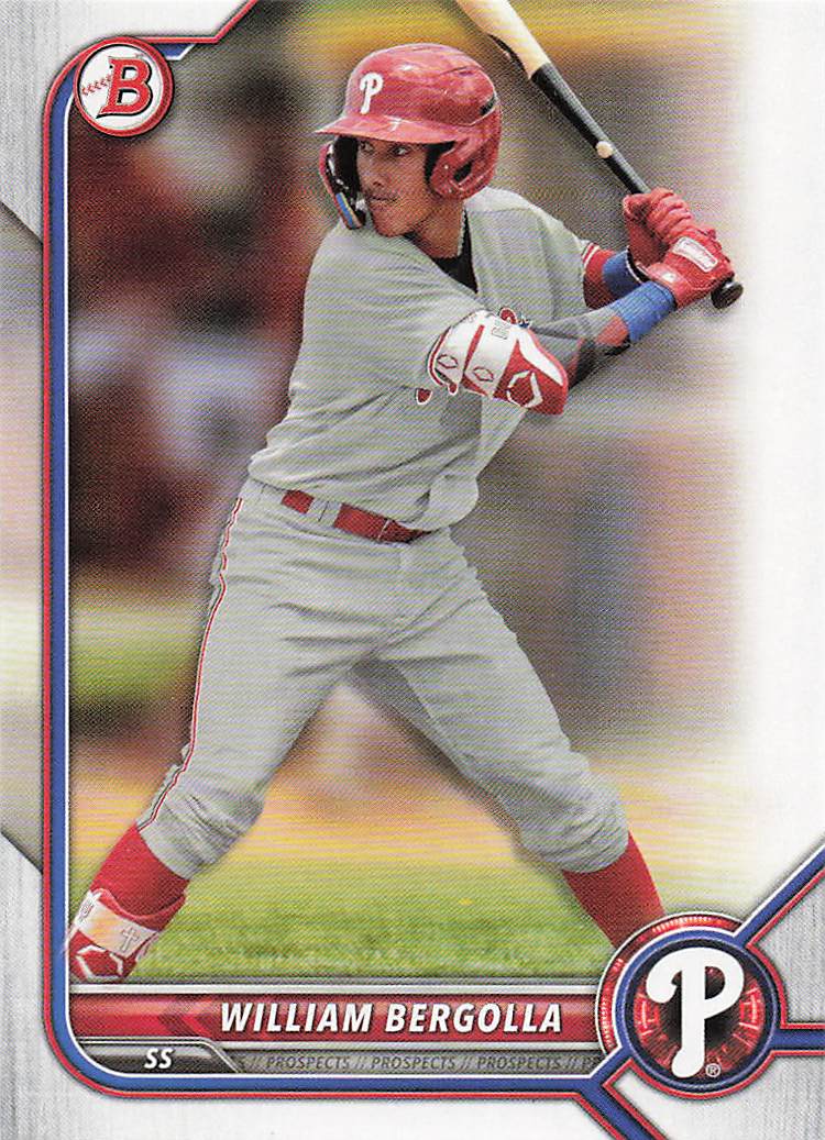 2022 Bowman Draft Baseball William Bergolla #BD-88