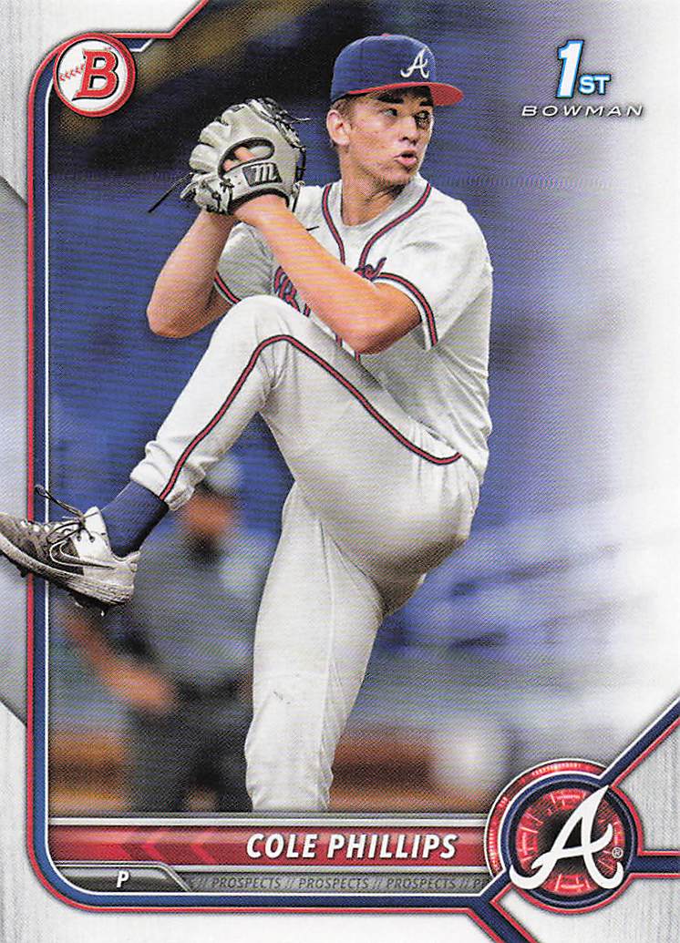 2022 Bowman Draft Baseball Cole Phillips #BD-90