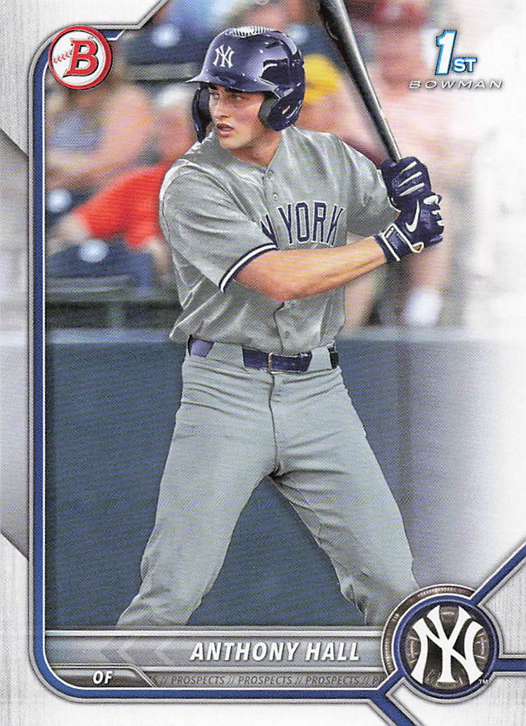 2022 Bowman Draft Baseball Anthony Hall #BD-97