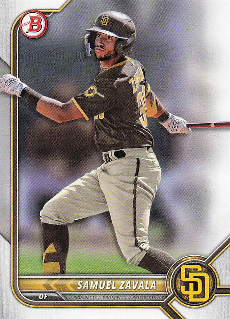 2022 Bowman Draft Baseball Samuel Zavala #BD-98