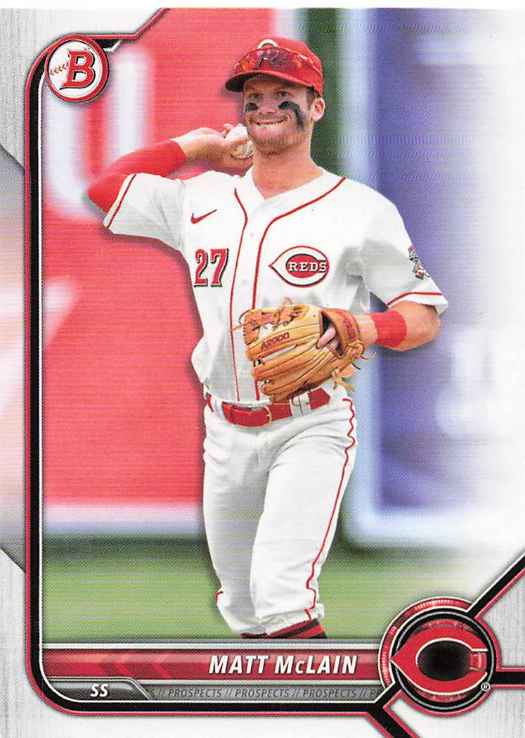2022 Bowman Draft Baseball Matt McLain #BD-100