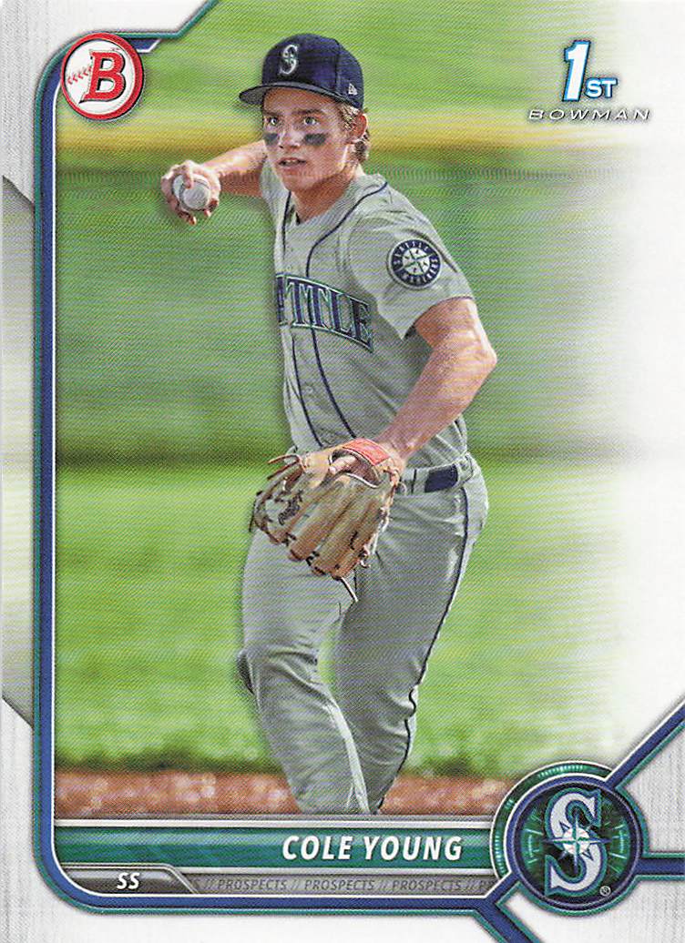 2022 Bowman Draft Baseball Cole Young #BD-112