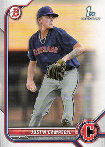2022 Bowman Draft Baseball Justin Campbell #BD-113