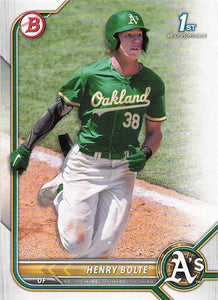2022 Bowman Draft Baseball Henry Bolte #BD-121