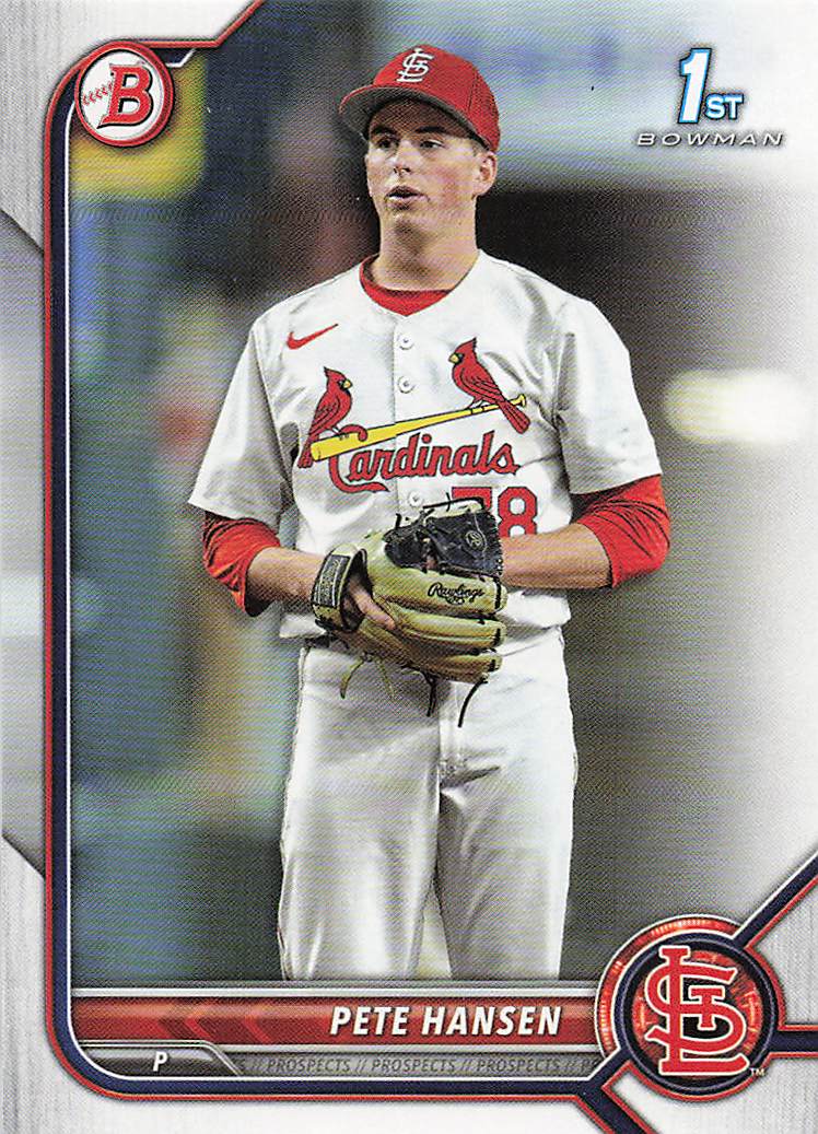 2022 Bowman Draft Baseball Pete Hansen #BD-128