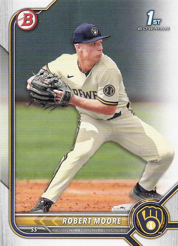 2022 Bowman Draft Baseball Robert Moore #BD-131