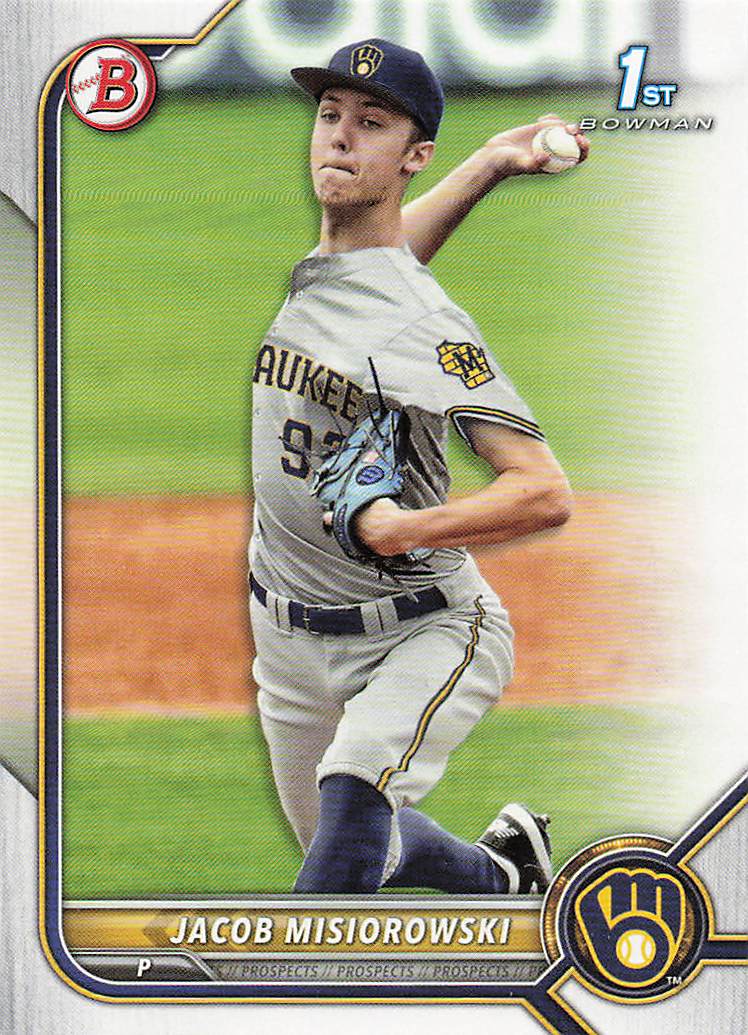 2022 Bowman Draft Baseball Jacob Misiorowski #BD-132