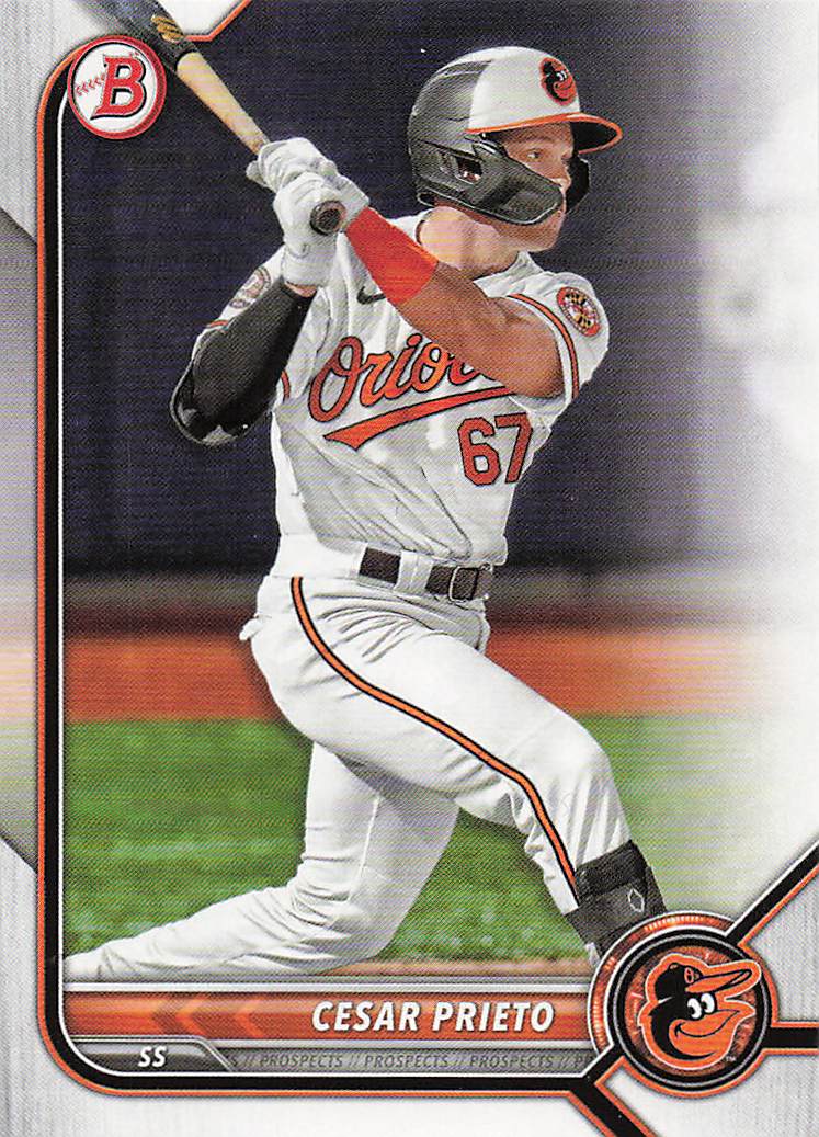 2022 Bowman Draft Baseball Cesar Prieto #BD-133