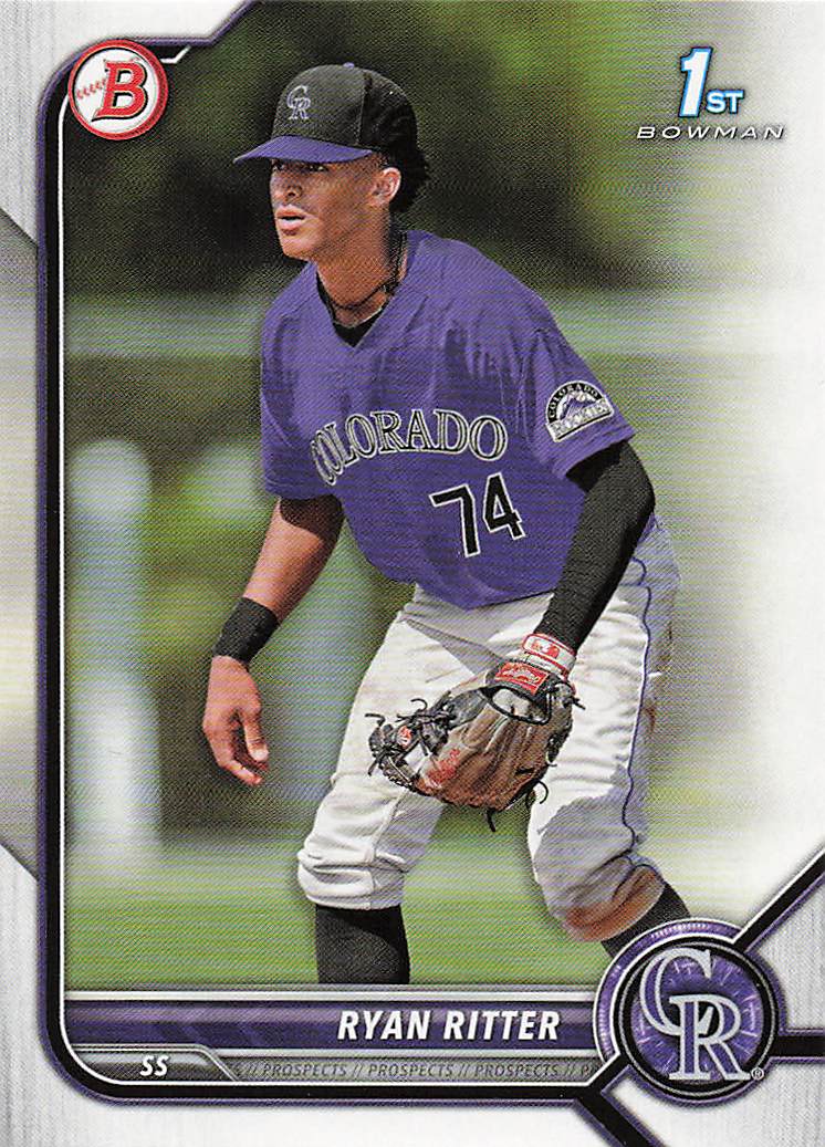 2022 Bowman Draft Baseball Ryan Ritter #BD-136